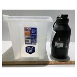 64 OZ Ranger Bottle & a Hefty Storage Bin