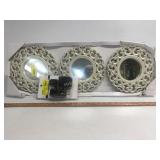 3 Wall Mirrors and Converter