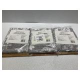 3 Fabric Shower Curtains