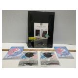 Chalkboard Easel and 4 Gender Reveal Helium