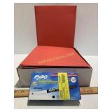 Box of 25 File Folders and 12 Dry Erase Markers