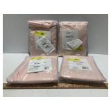 Mainstays Pink Sheer Curtain Panels / 59X84