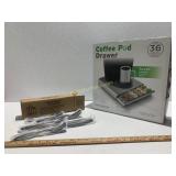 20 Piece Flatware Set / Coffee Pod Drawer