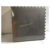 1/2 inch grey padded floor cover