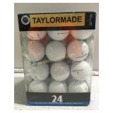 24 Taylor made recycled golf balls