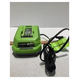 Greenworks 40 Volt Lithium Battery Charger