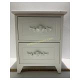 2 Drawer Wooden Storage Cabinet
