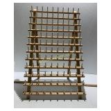 Wooden Thread Spool Rack / Holds 120 Spools
