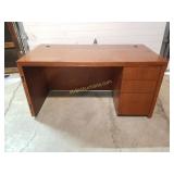 Solid Wood Desk With Drawers