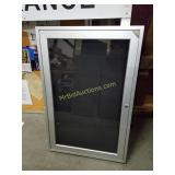 Letter Board Case 3ft. X 2ft. - No key
