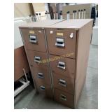 2 - Victor Firemaster LX Filing Cabinets
