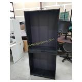 Black Wooden Bookcase/Shelving Unit