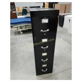 Black Metal 4-Door Filing Cabinets
