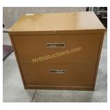 Metal 2-Drawer Filing Cabinet