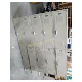 10 Door Metal Lockers