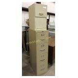 2 file cabinets