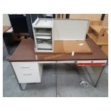 Desk With Sectional Piece