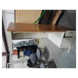 Desk With Sectional Piece