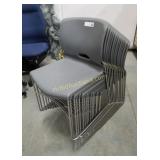 16 Metal Framed Chairs