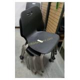 3 Rolling Chairs
