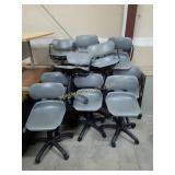 15 Matching Rolling Chairs