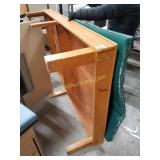 Wooden Platform Table W/ Pad