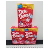 3 - 50ct. Boxes of Dum.Dums Suckers