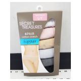 6pair- Secret Treasures hipster Ladies Undies- L/7