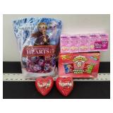 Frozen 2 Candy, War Heads, Skittles, Tiny Hearts