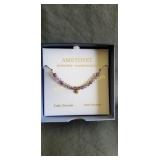 Amethyst Cubic Zirconia Necklace