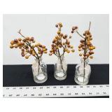 3 - 9.5in. Tabletop Berry Arrangements