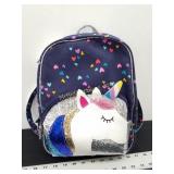 Girls Unicorn Pocket Backpack