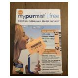 Cordless ultrapure steam inhaler