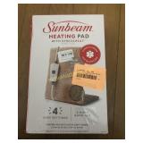 Sunbeam heating pad - king size