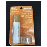 Raw Sugar Lip Balm and Lip Scrub - Raw Coconut +