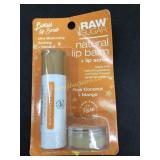 Raw Sugar Lip Balm and Lip Scrub - Raw Coconut +