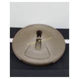 Bronze Plastic Umbrella Base; missing bottom plug
