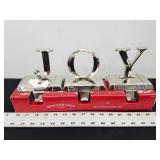 Wondershop Joy Stocking Holder Silver 3pk