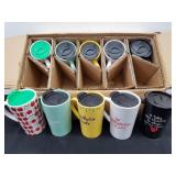 10 - Coffee/Drink Mugs With Lids