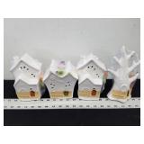 4- P.Y.O. Ceramic House/Tree Figural