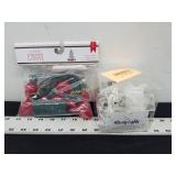 LED Star String Lights & Red Bulb String Lights