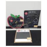 3- Reversible Chalkboard Signs