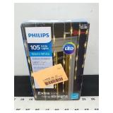 Philips 105ct. LED Icicle Lights 8.5ft.
