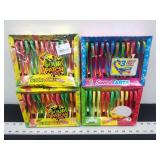 4- 12ct. Candy Canes- SweeTarts, Starburst &