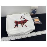 White Black Buffalo Totes with Gift Tags