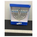 Philips Menorah Chrome Finish LED Flicker Lights