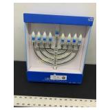 Philips Menorah Chrome Finish LED Flicker Lights