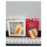 16 Piece Glass Ball Christmas Tree Ornaments 1"