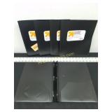 5 Count of 2 Pocket Plastic Folder with Prongs