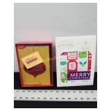 Papyrus Holiday Cards Boxed, Red Glitter Gem